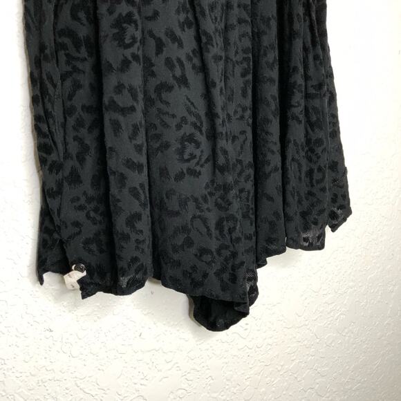 One Teaspoon black whiskey animal print sleeveless romper size Small - Picture 9 of 16
